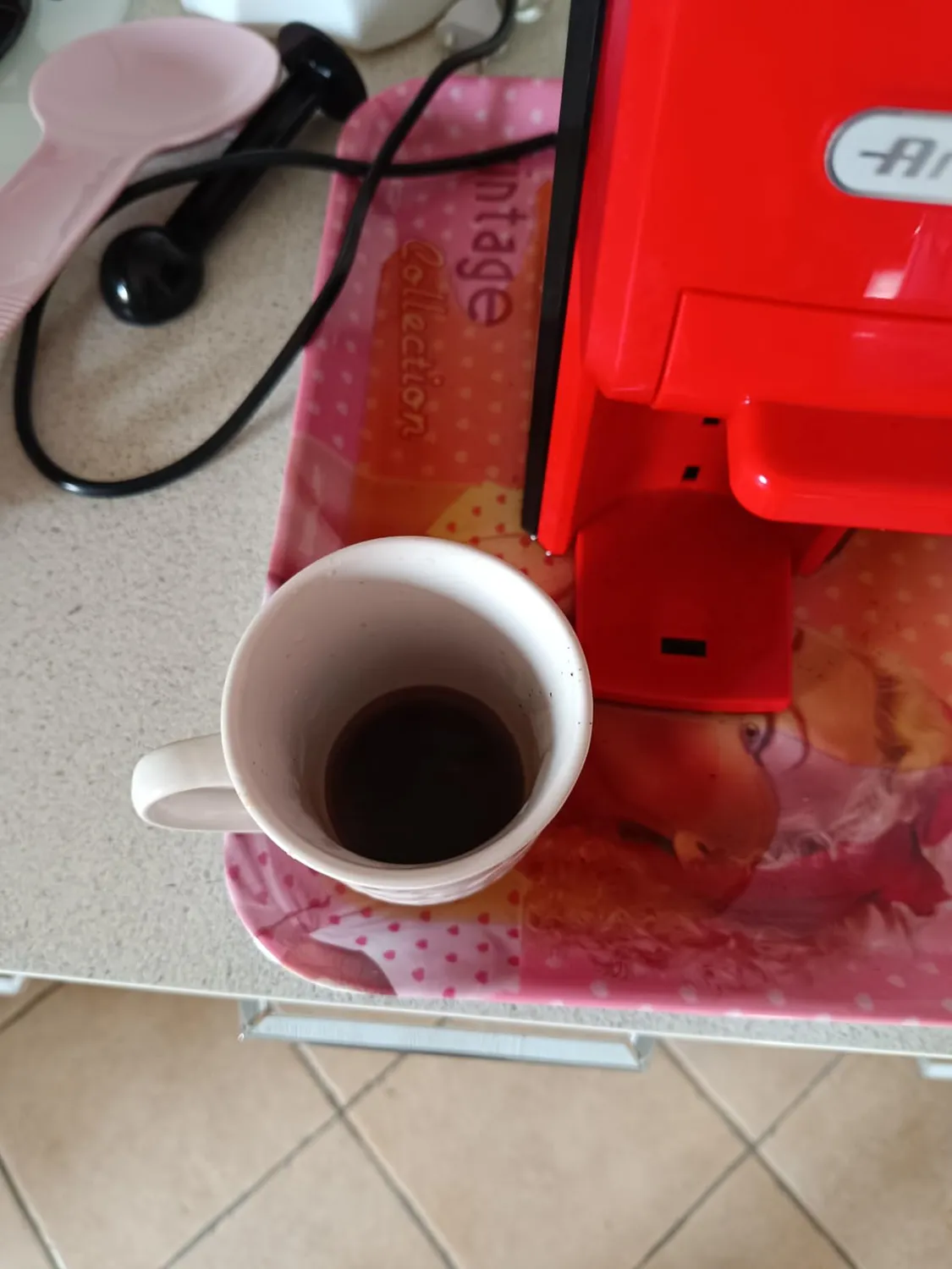 Ariete 1304/1 Macchina Caffè a Cassetti Rossa 4in1