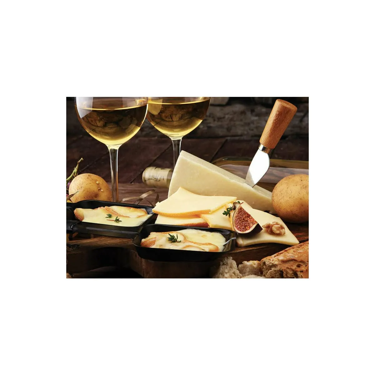 Koenig RP80 raclette grill pietra 8 persone