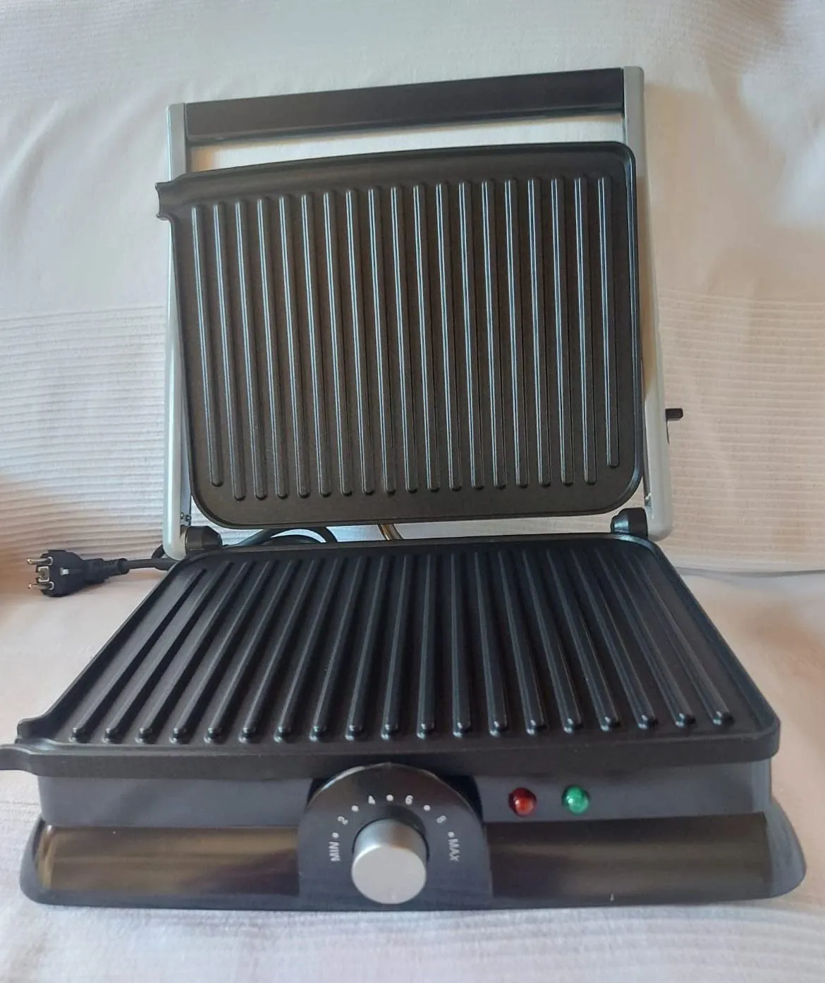 H.Koenig GR20 Bistecchiera Grill 2000W Acciaio Inox