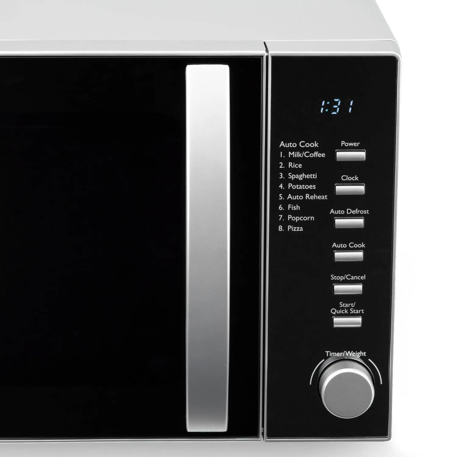 H.Koenig VIO2 Microonde 20L 8 Programmi Nero Specchio