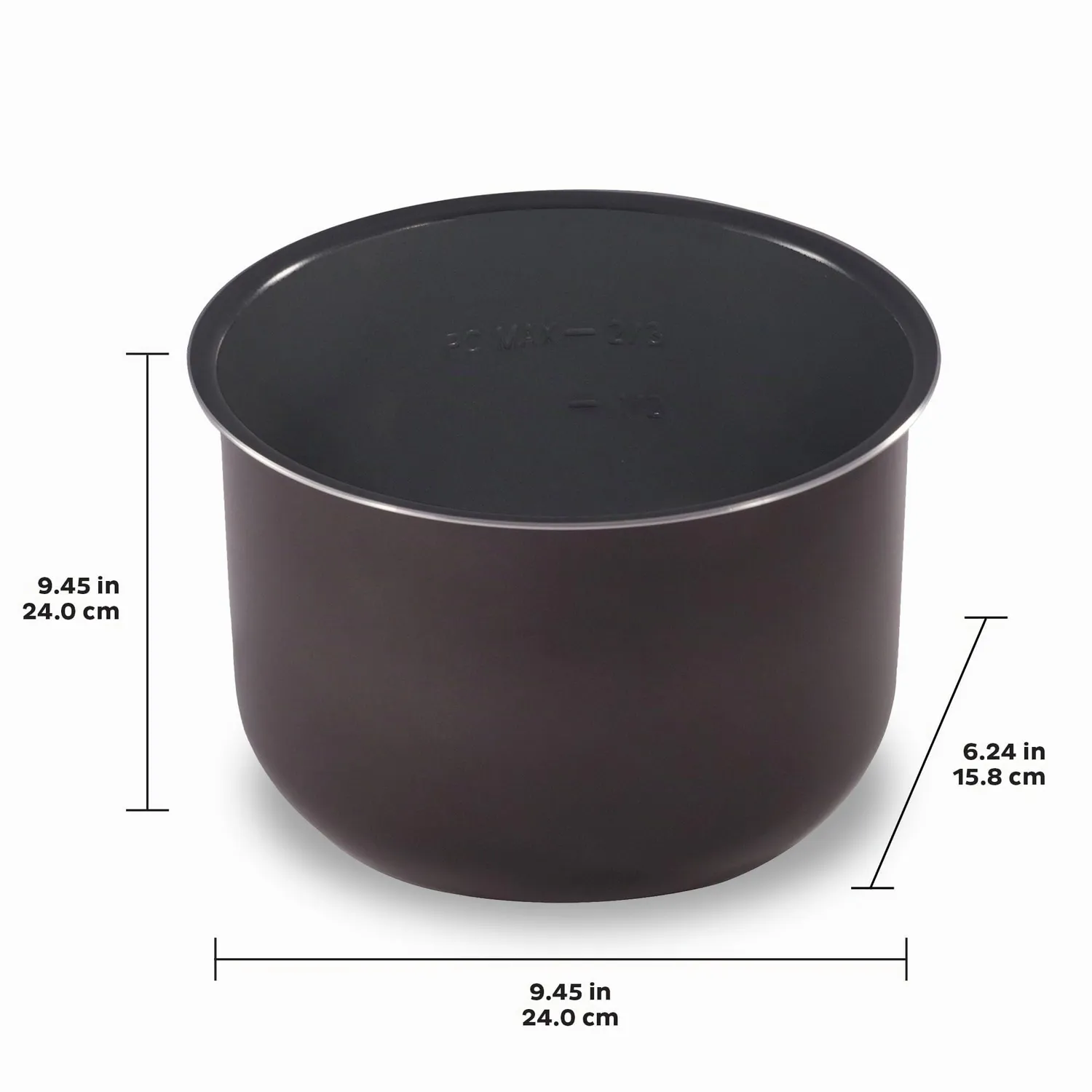 Instant Pot Vaso Interno in Ceramica 5,7L Antiaderente