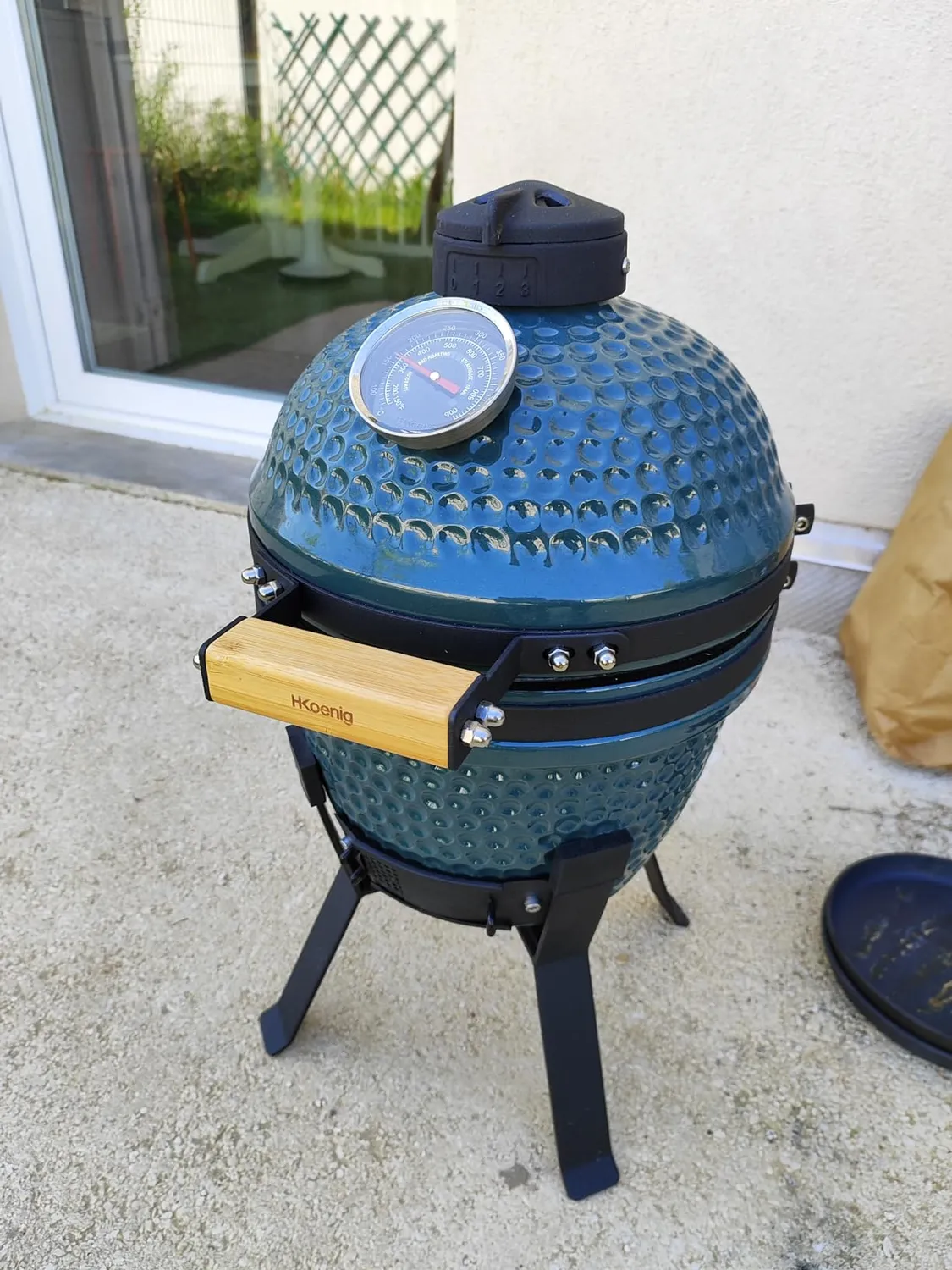 H.Koenig Yoko18 barbecue Kamado 46 cm ceramica 39 cm griglia