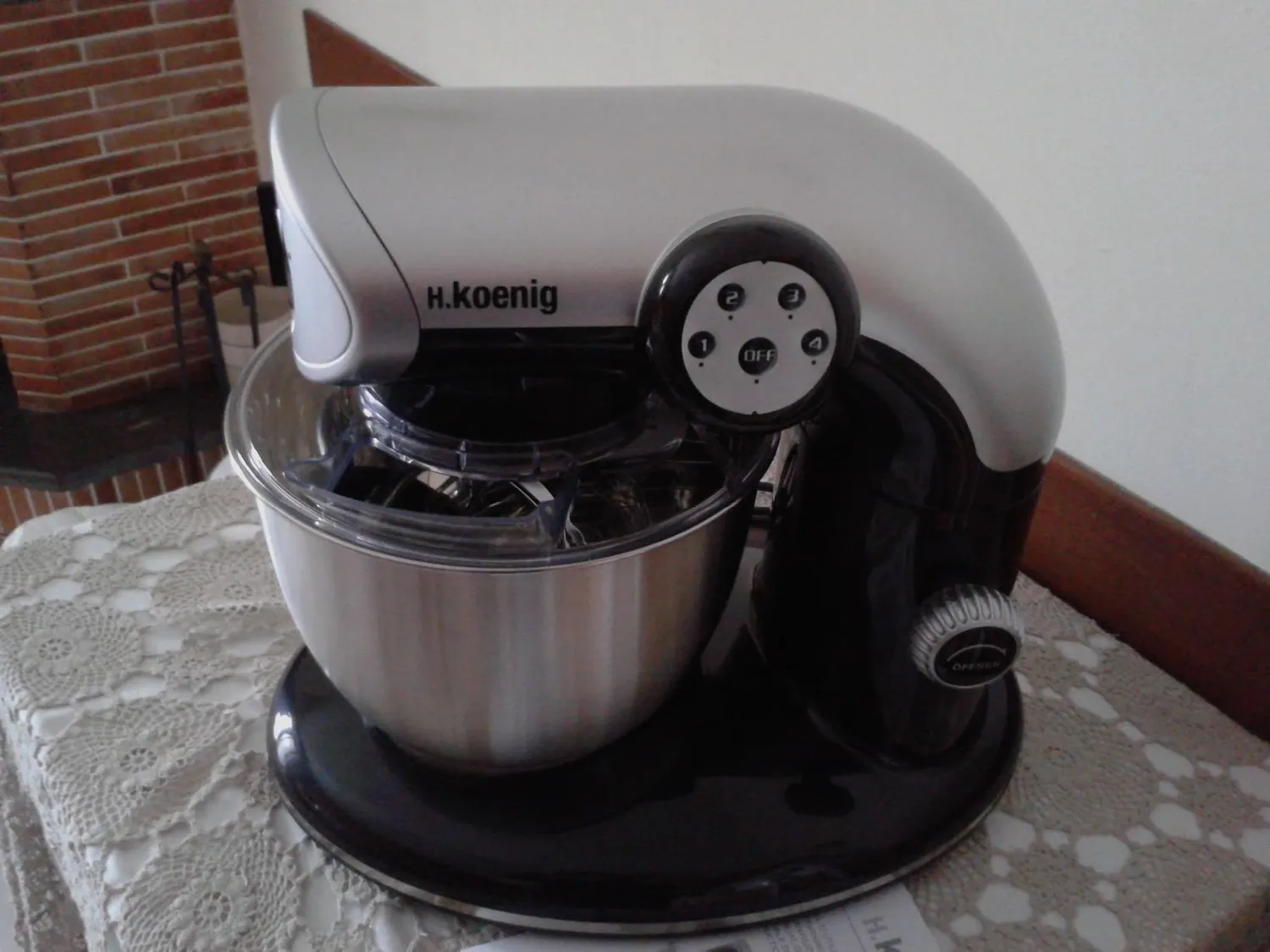 Koenig KM80 Robot da Cucina Planetaria 5 L 1000W Rosso