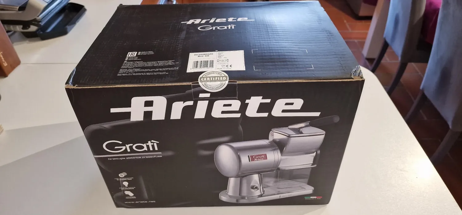 Ariete Gratì Superior 449 grattugia elettrica argento