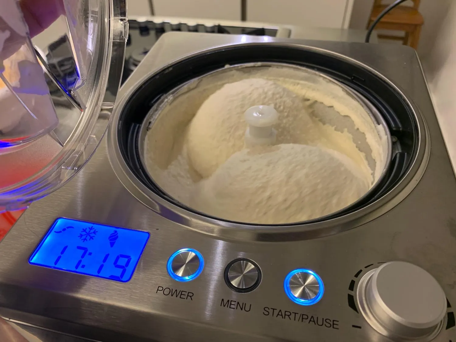 H.Koenig HF340 gelatiera 2L compressore inox 180W