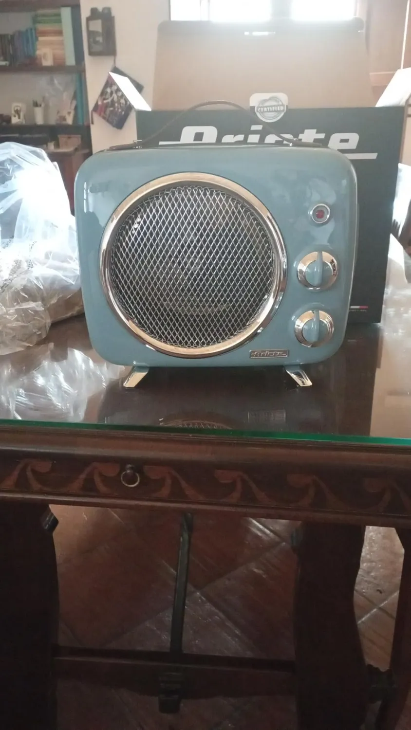 Ariete Vintage termoventilatore da terra celeste 2000W