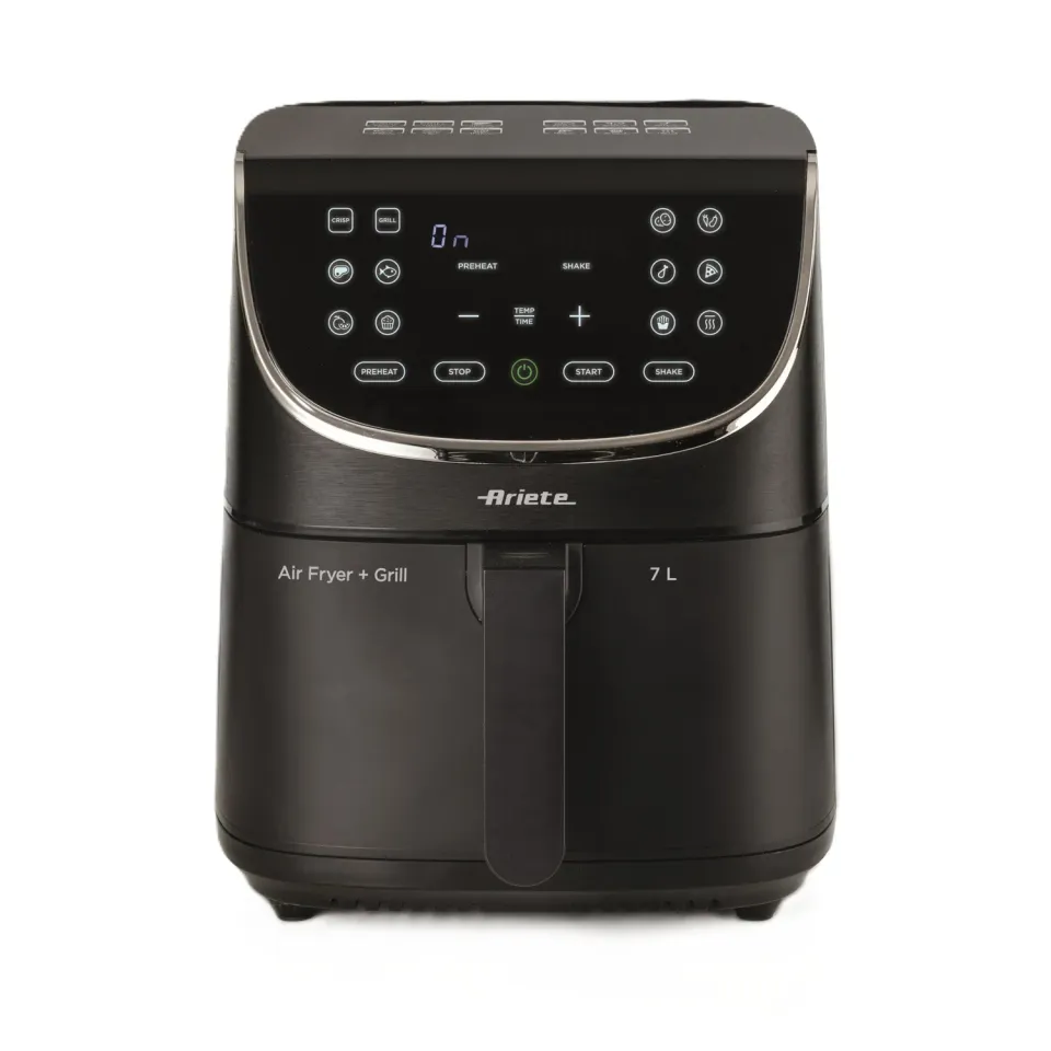 Ariete Airy Fryer 4627 Friggitrice ad Aria 7L Nera Max Crisp