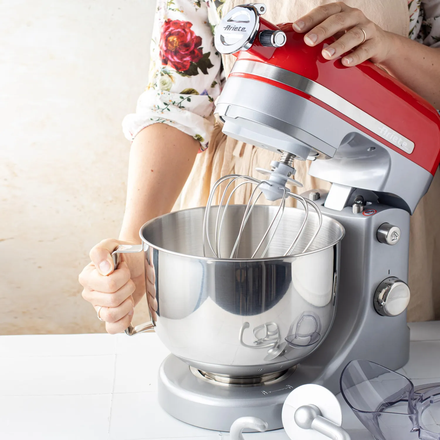 Ariete Moderna 1589 impastatrice planetaria rossa 5,5L 1600W