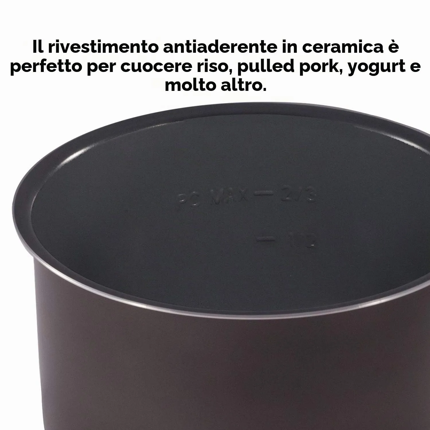 Instant Pot Vaso Interno in Ceramica 5,7L Antiaderente