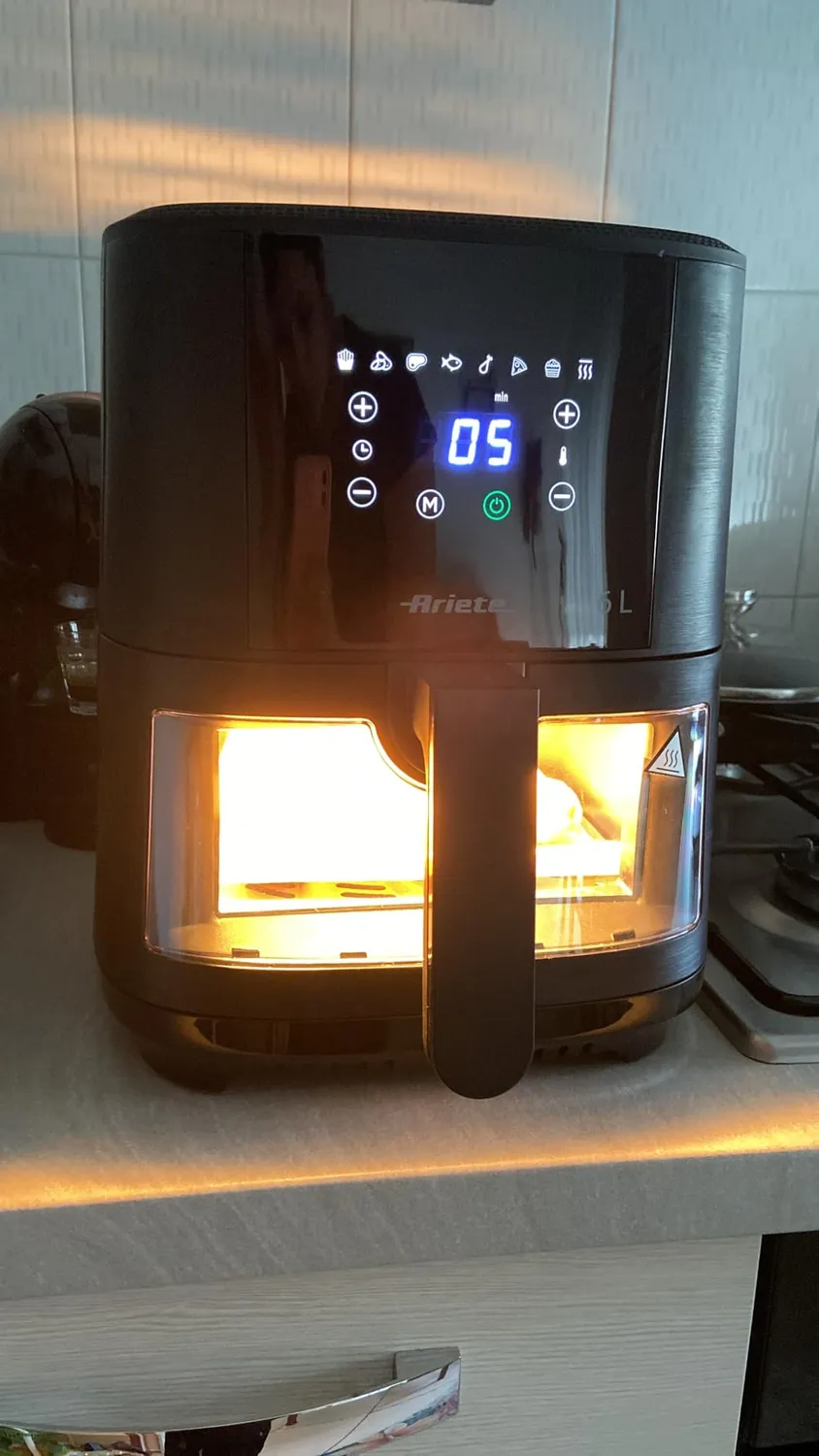 Ariete 4626 Friggitrice ad Aria 6 L Nero 8 Programmi