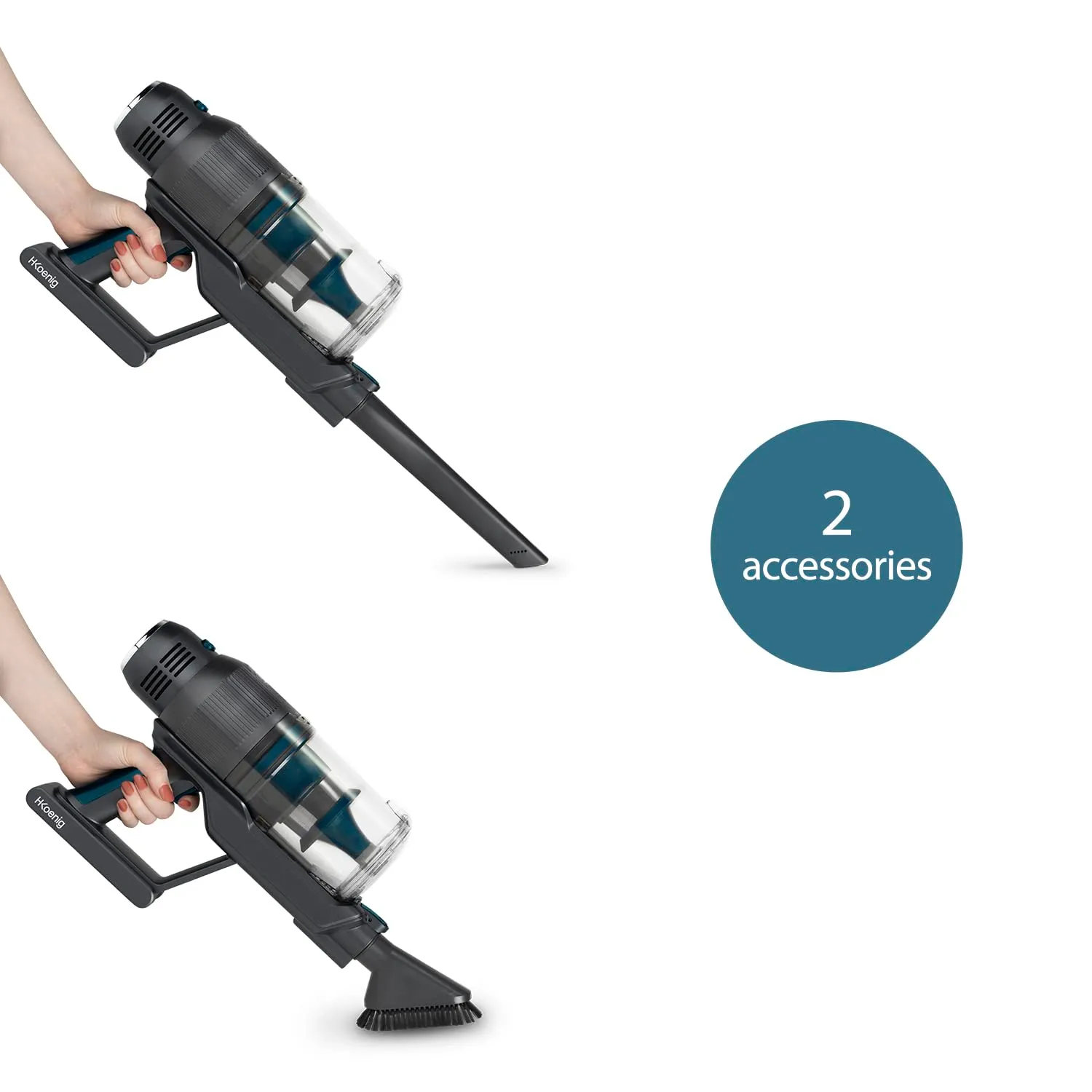 H.Koenig UPX26 Powerflex+ scopa elettrica pieghevole 40 min