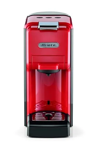 Ariete 1304/1 Macchina Caffè a Cassetti Rossa 4in1
