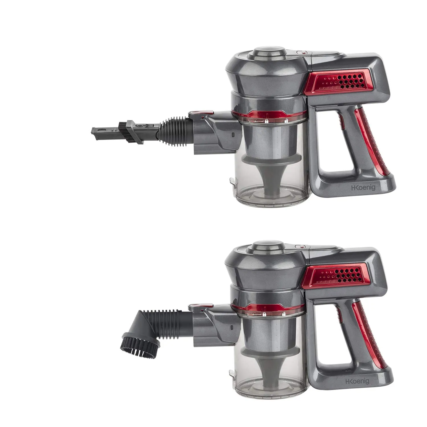 Koenig UP620 Scopa Elettrica Senza Fili 22,2V Acciaio