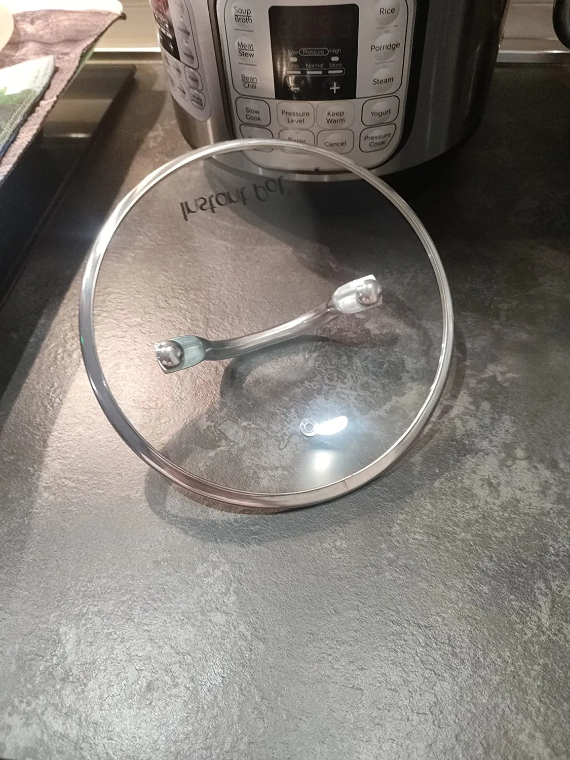 Instant Pot Coperchio in Vetro 3 Quart Trasparente Temperato