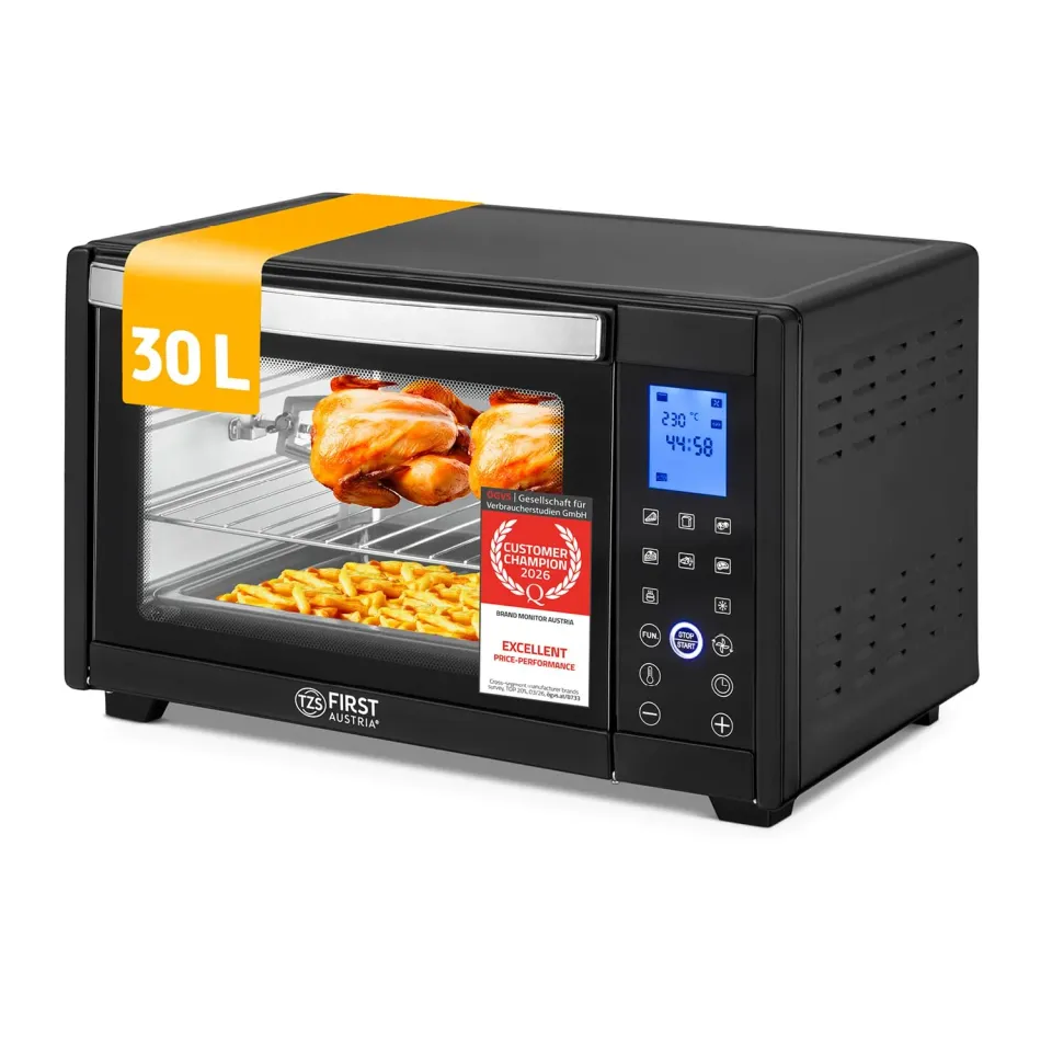 First Austria Mini Forno Elettrico 30L Digitale 1600W
