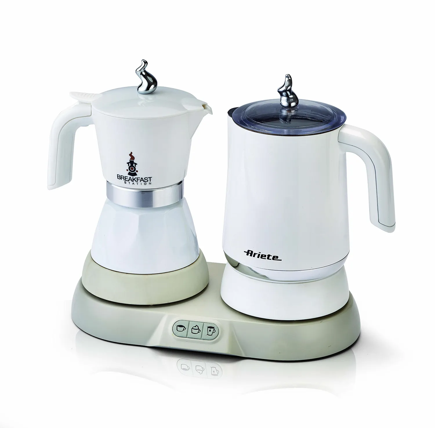 Ariete 1344 Breakfast Station moka 4 tazze bianca