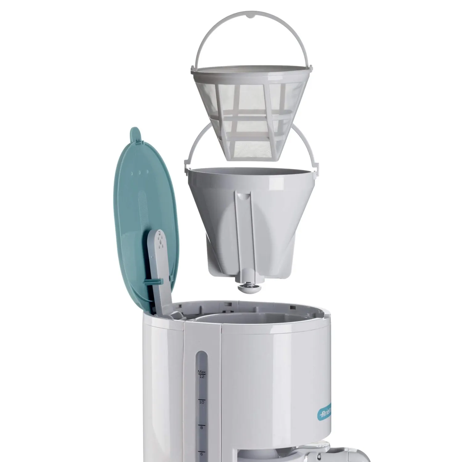 Ariete Breakfast 1394/01 caffettiera americana 12 tazze bianca