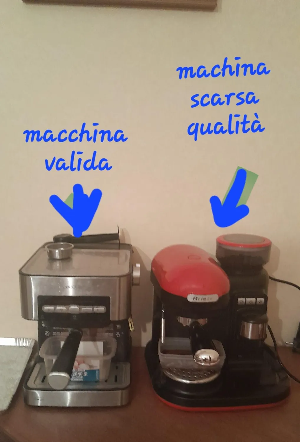 Ariete Moderna 1318 macchina espresso bianca grani