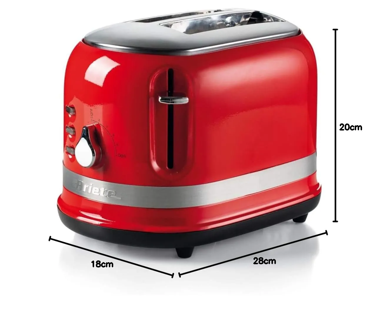 Ariete Moderna 149 tostapane 2 fette rosso