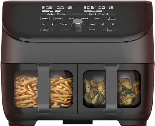 Instant Vortex Plus Dual friggitrice ad aria 7,4 L