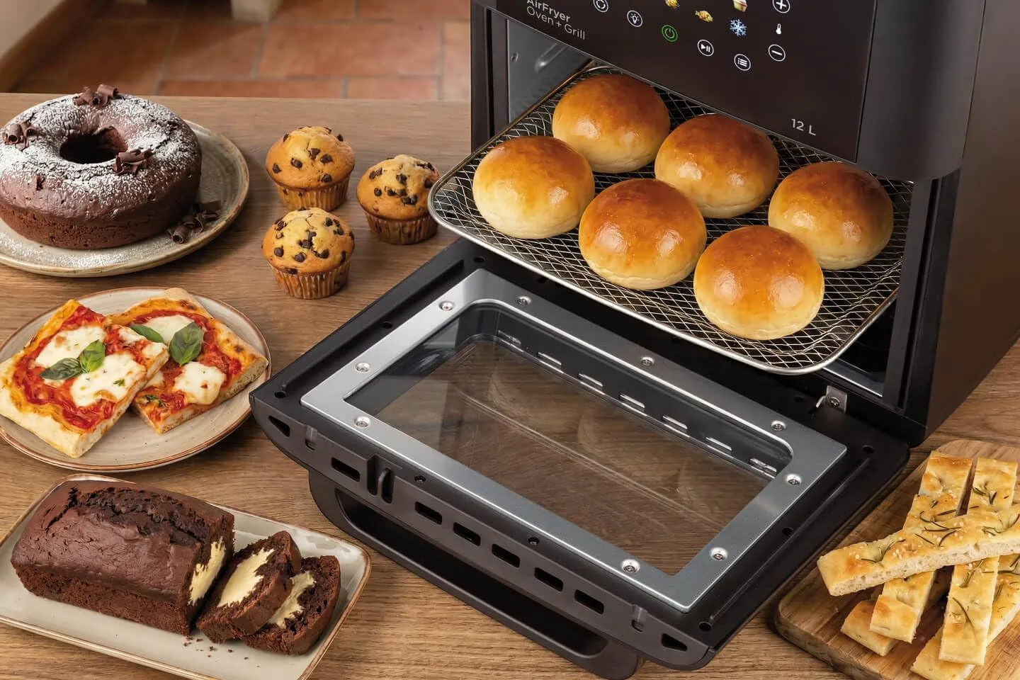 Ariete Air Fryer Oven Grill 4641 Friggitrice ad Aria 12L