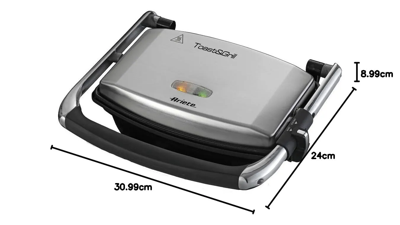 Ariete 1911 Toast&Grill piastra elettrica 1000W