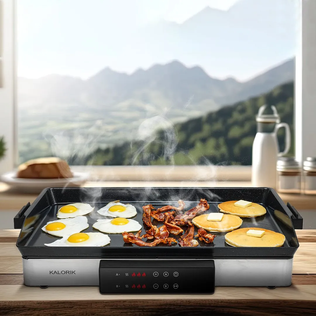 Kalorik Maxx 2-in-1 piastra grill piano cottura elettrico