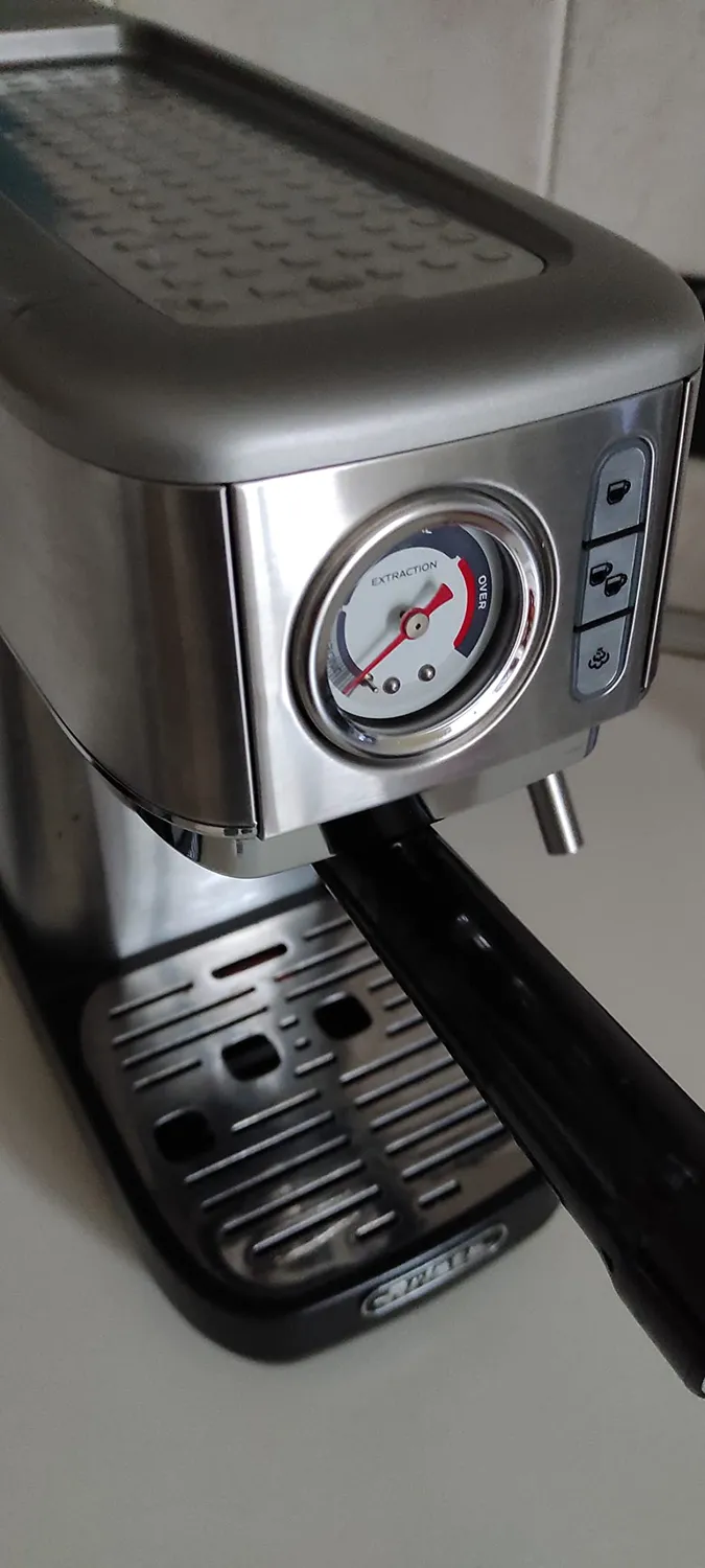 Ariete Espresso Slim Metal 1381 macchina caffe con manometro 15 bar