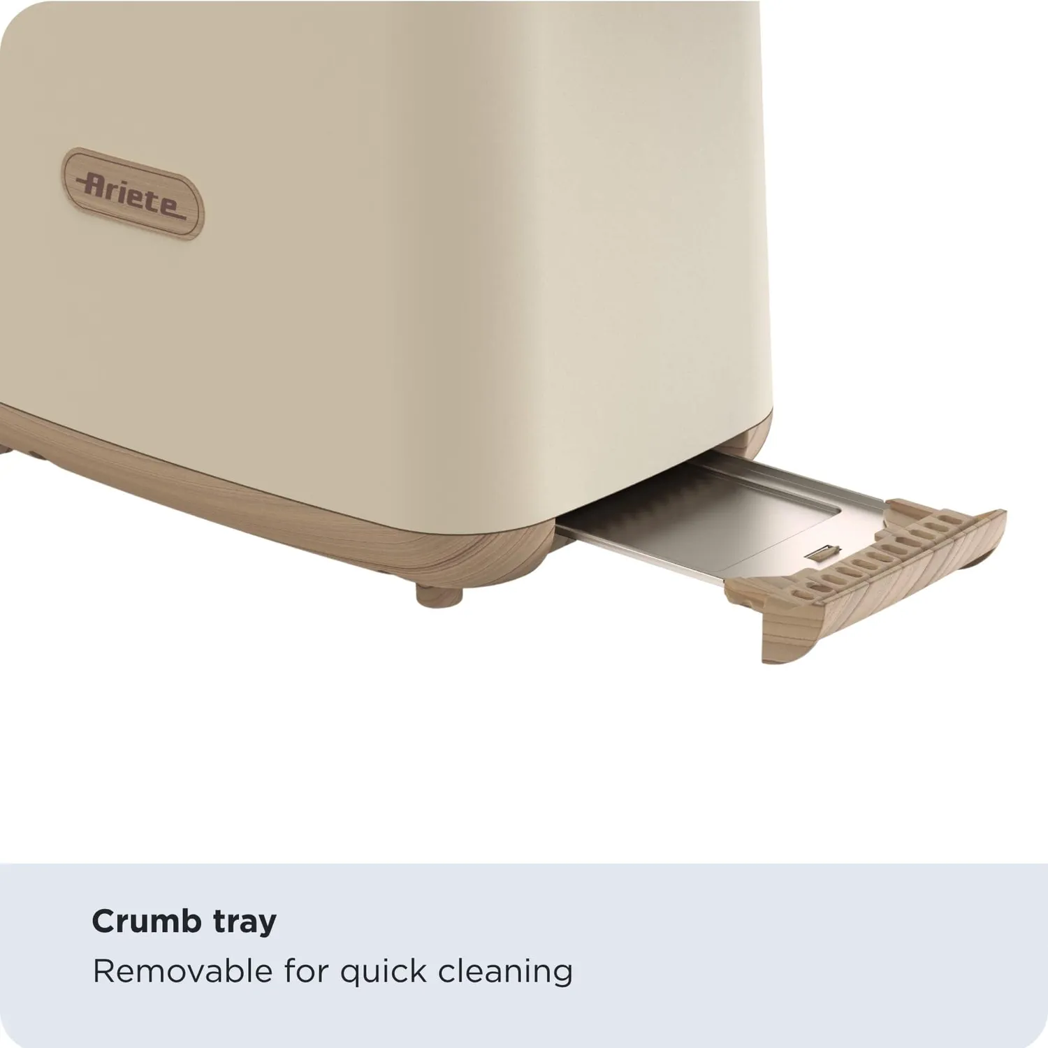 Ariete Breakfast Wood 157/16 tostapane beige 760W