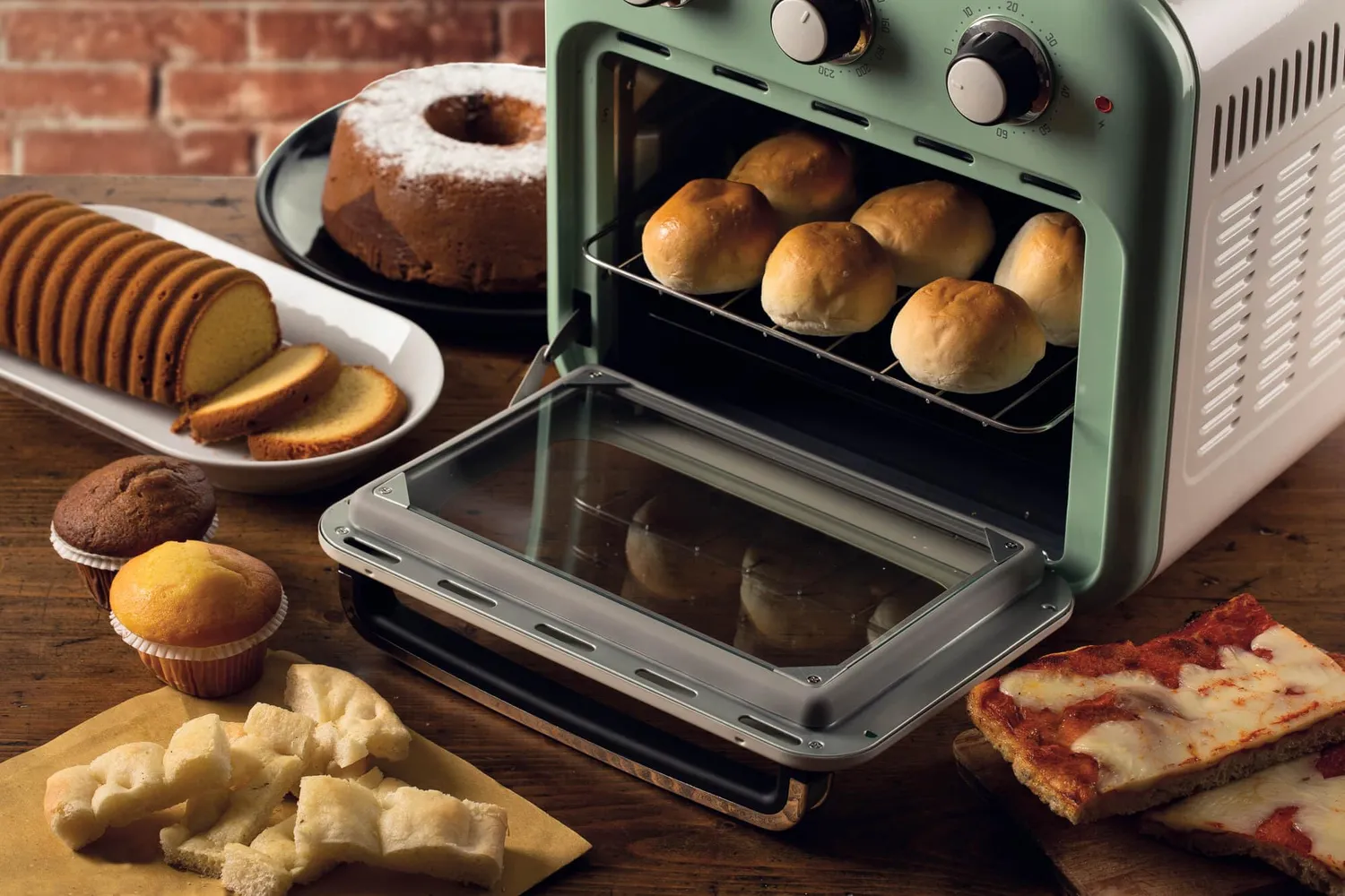 Ariete Vintage 4632 friggitrice forno verde 16L