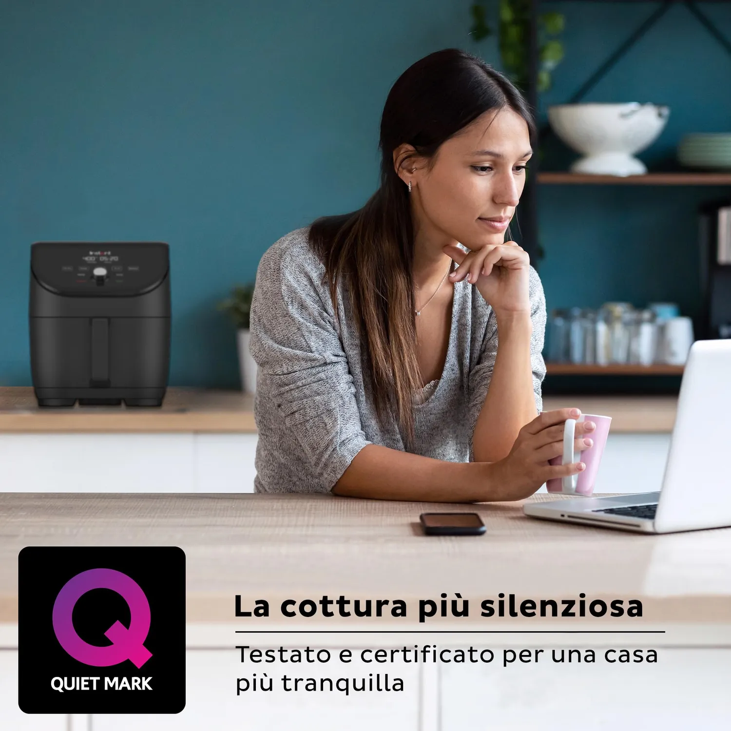 Instant Vortex Slim friggitrice aria nera 5,7L