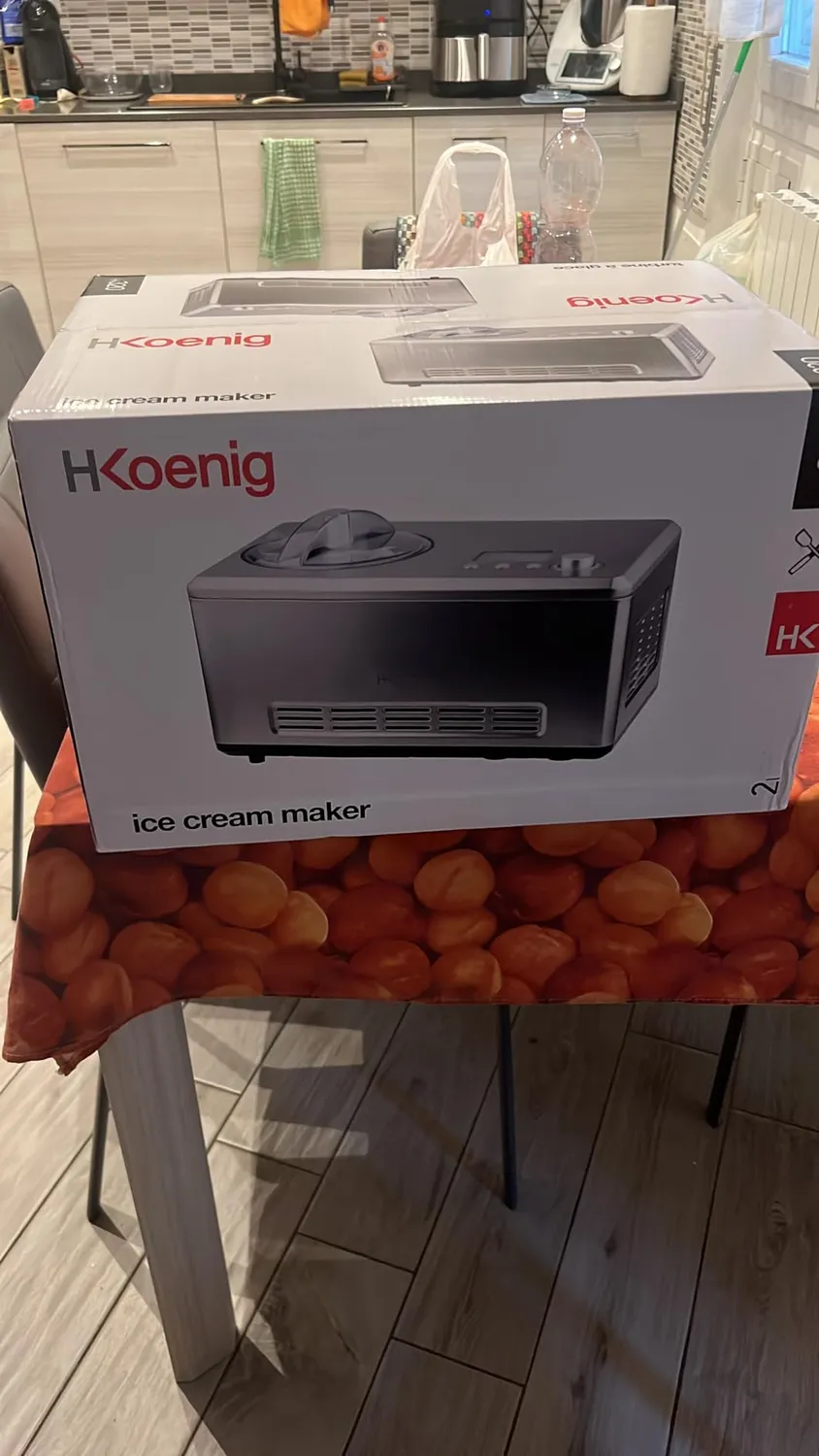 H.Koenig HF320 gelatiera 2 L inox con compressore 180W