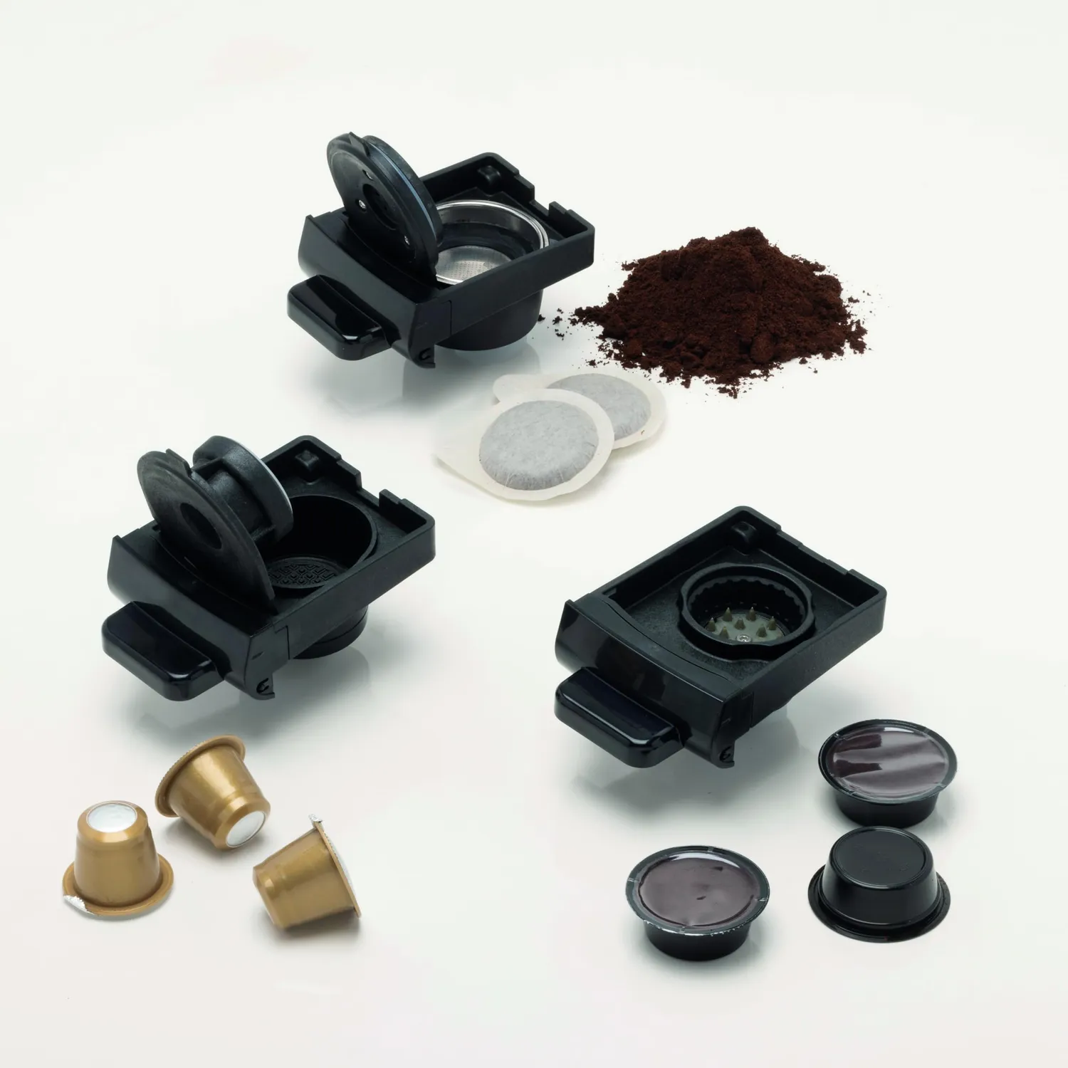 Ariete 1304/1 Macchina Caffè a Cassetti Rossa 4in1