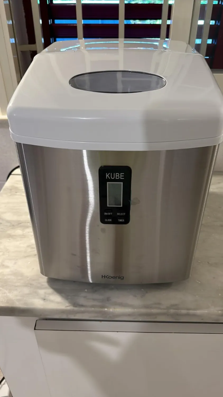 H.Koenig KBP40 macchina del ghiaccio 2,8 L inox 15kg