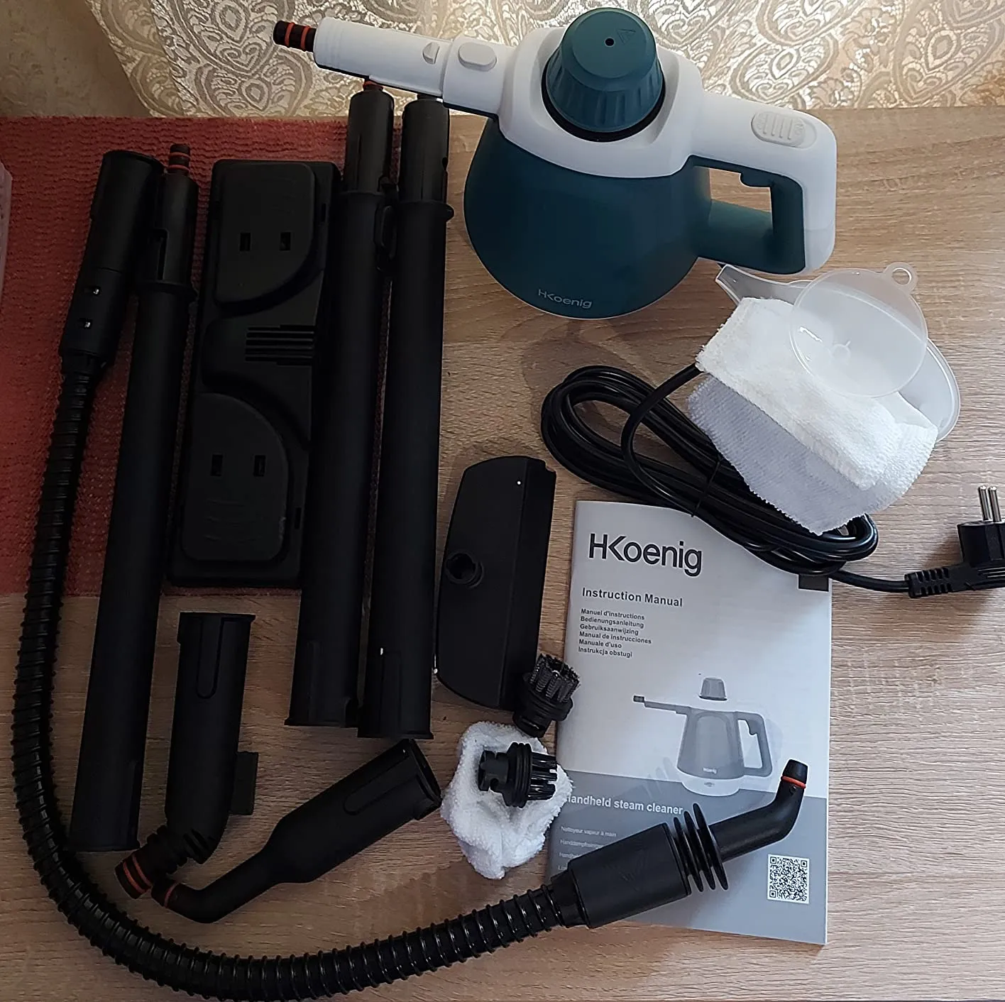 Koenig NV680 pulitore a vapore portatile 400 ml 3,5 bar