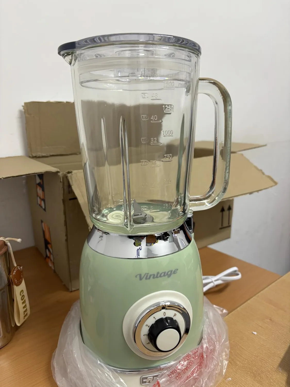 Ariete Vintage 583 frullatore vetro verde 1,5L
