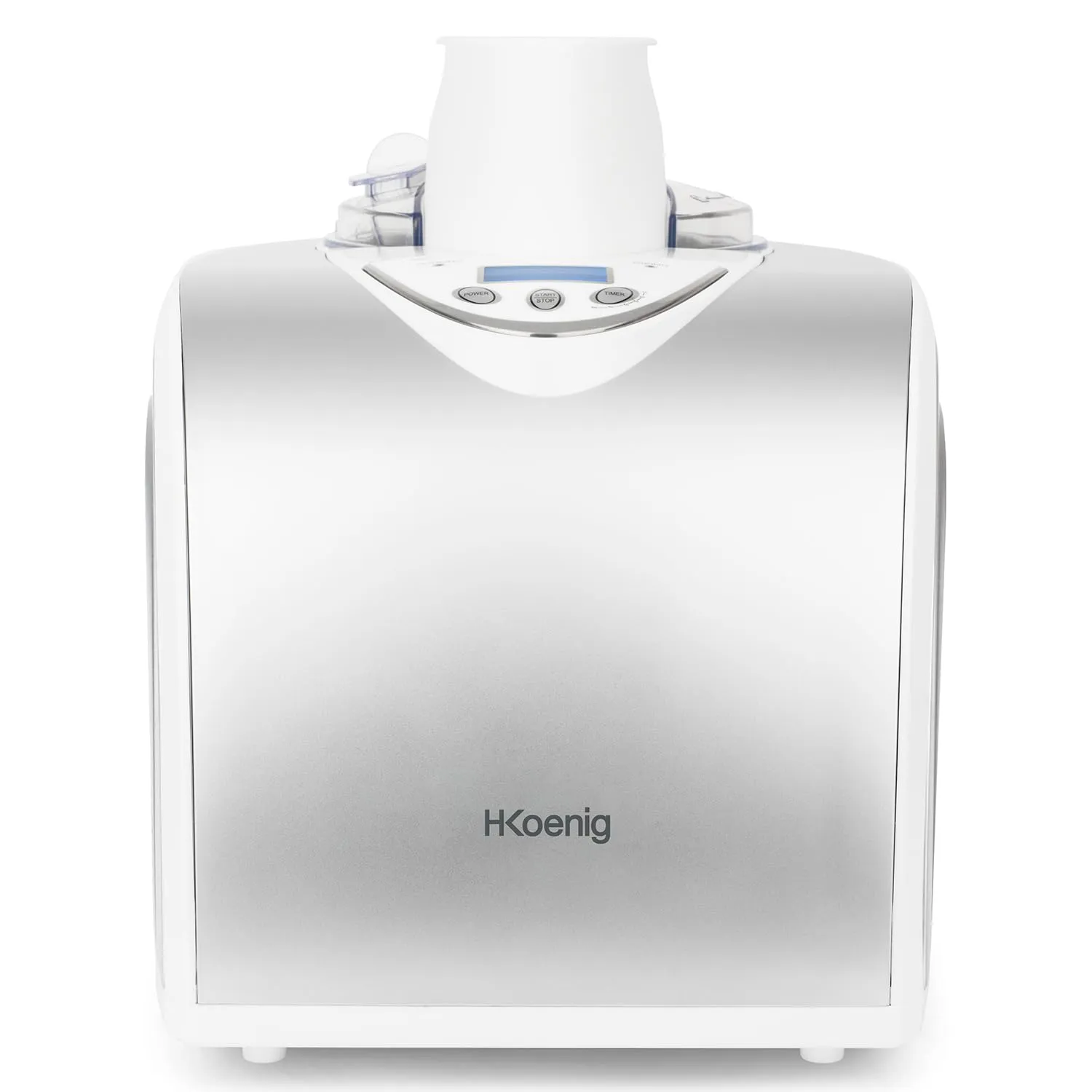 H.Koenig HF320 gelatiera 2 L inox con compressore 180W