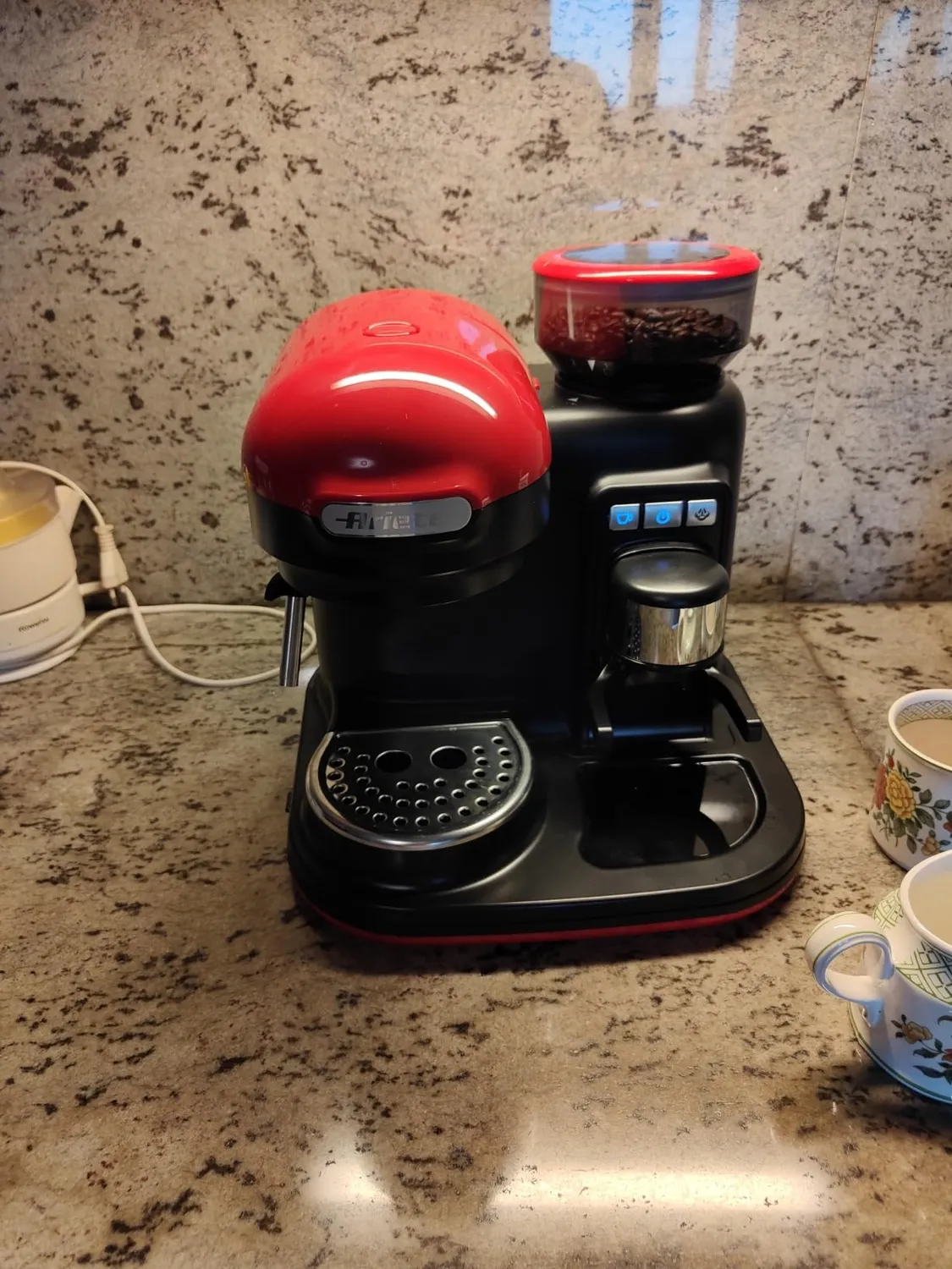 Ariete Moderna 1318 macchina espresso bianca grani