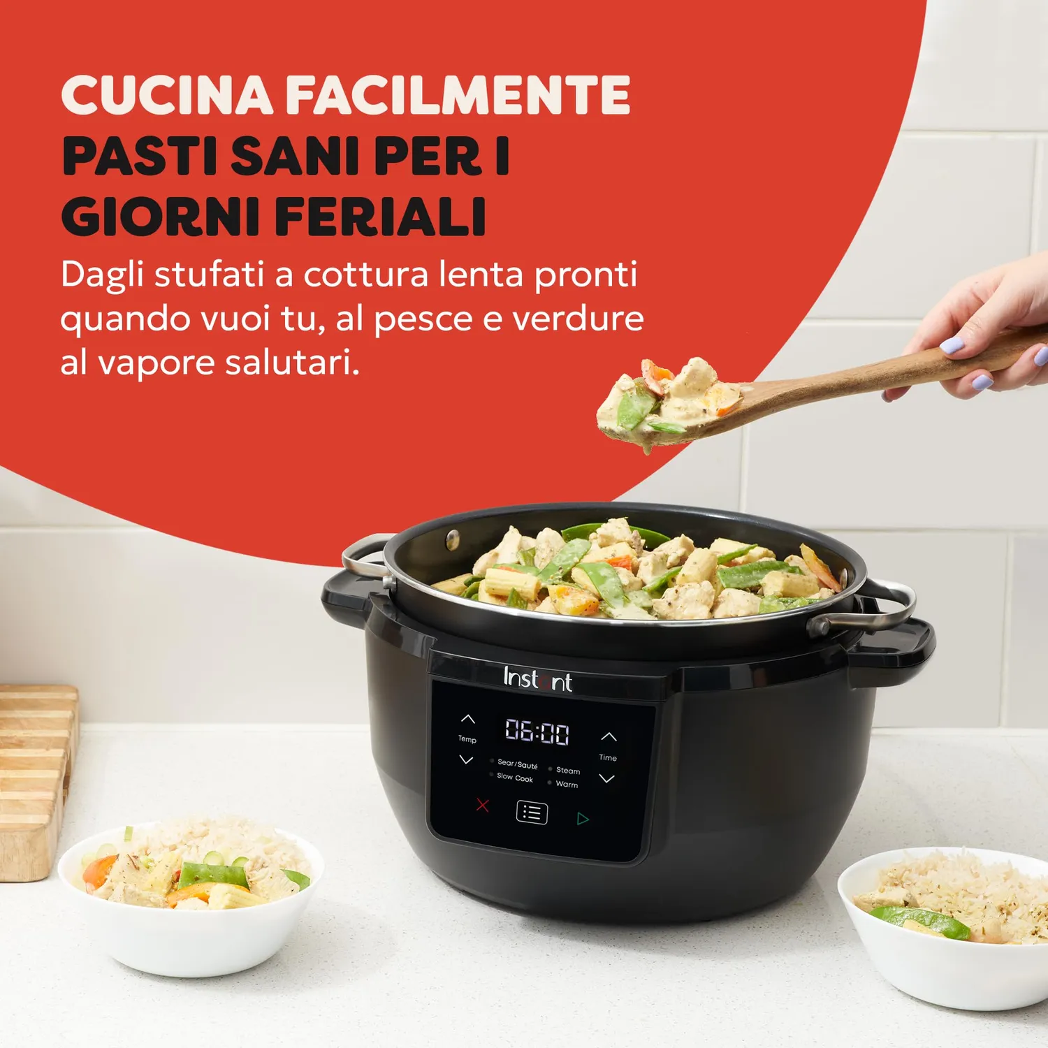 Instant Pot Superiore pentola cottura lenta 7,1L antiaderente