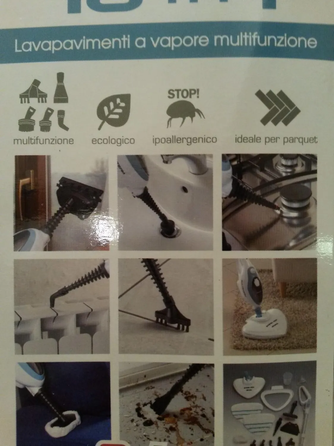 Ariete Steam Mop 4164 10in1 scopa a vapore 1500 W