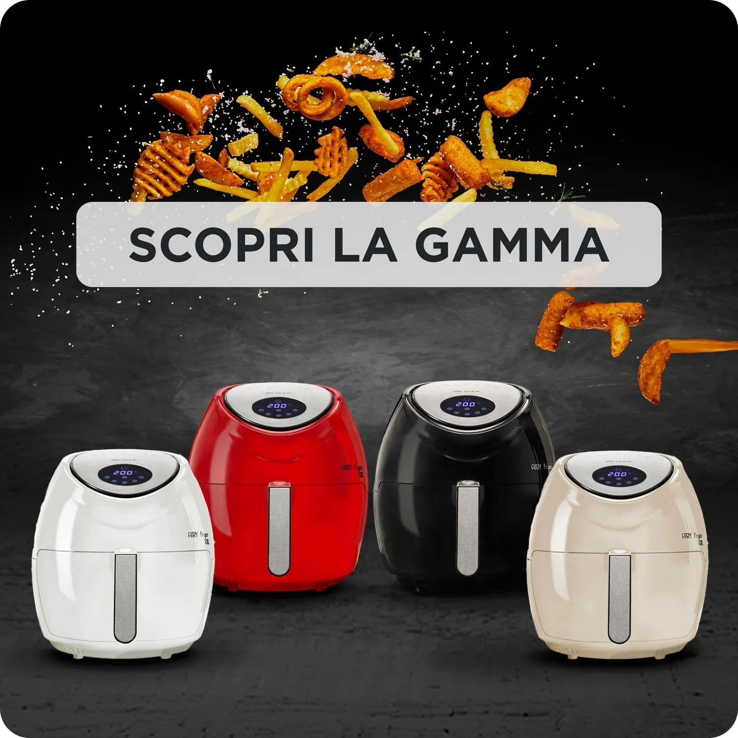 Ariete Airy Fryer XXL 4618 friggitrice ad aria rossa 7L