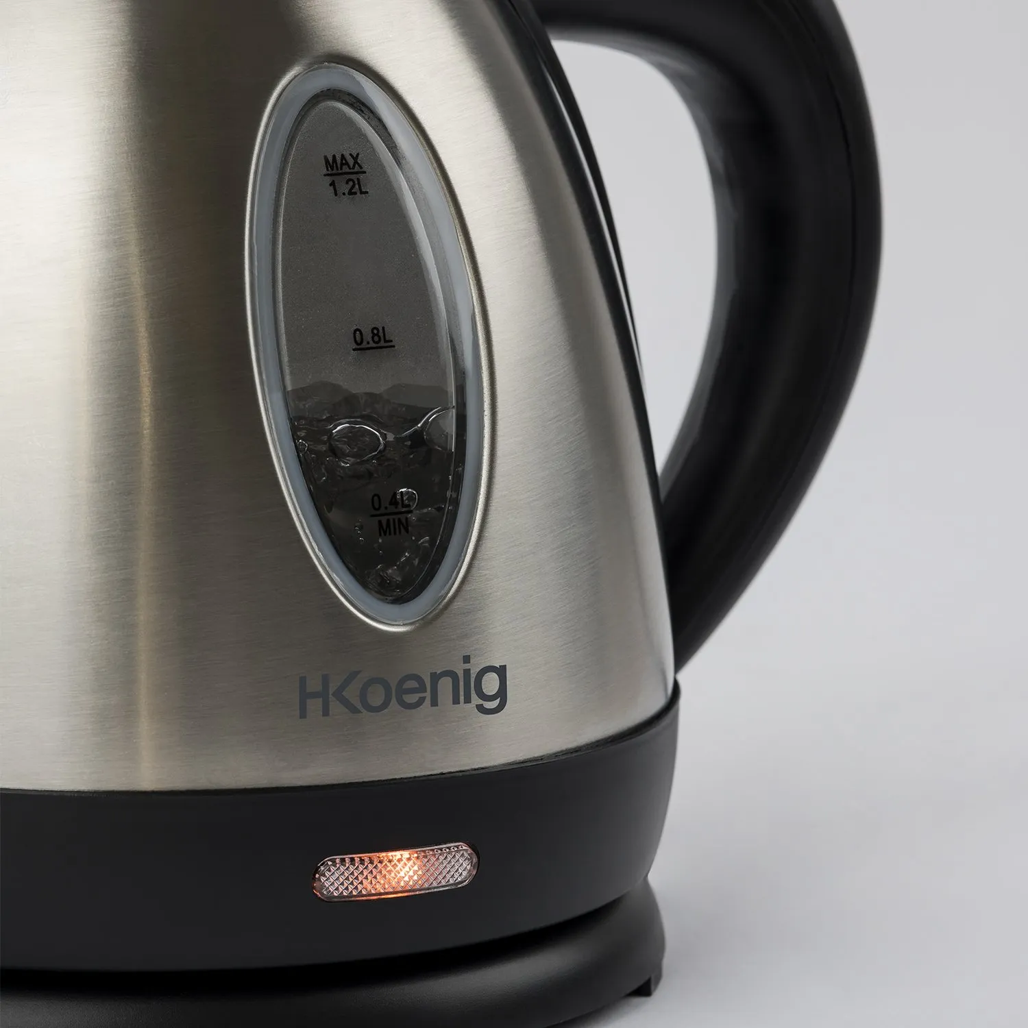 H.Koenig BO12 bollitore elettrico 1,2 L vetro 1630 W