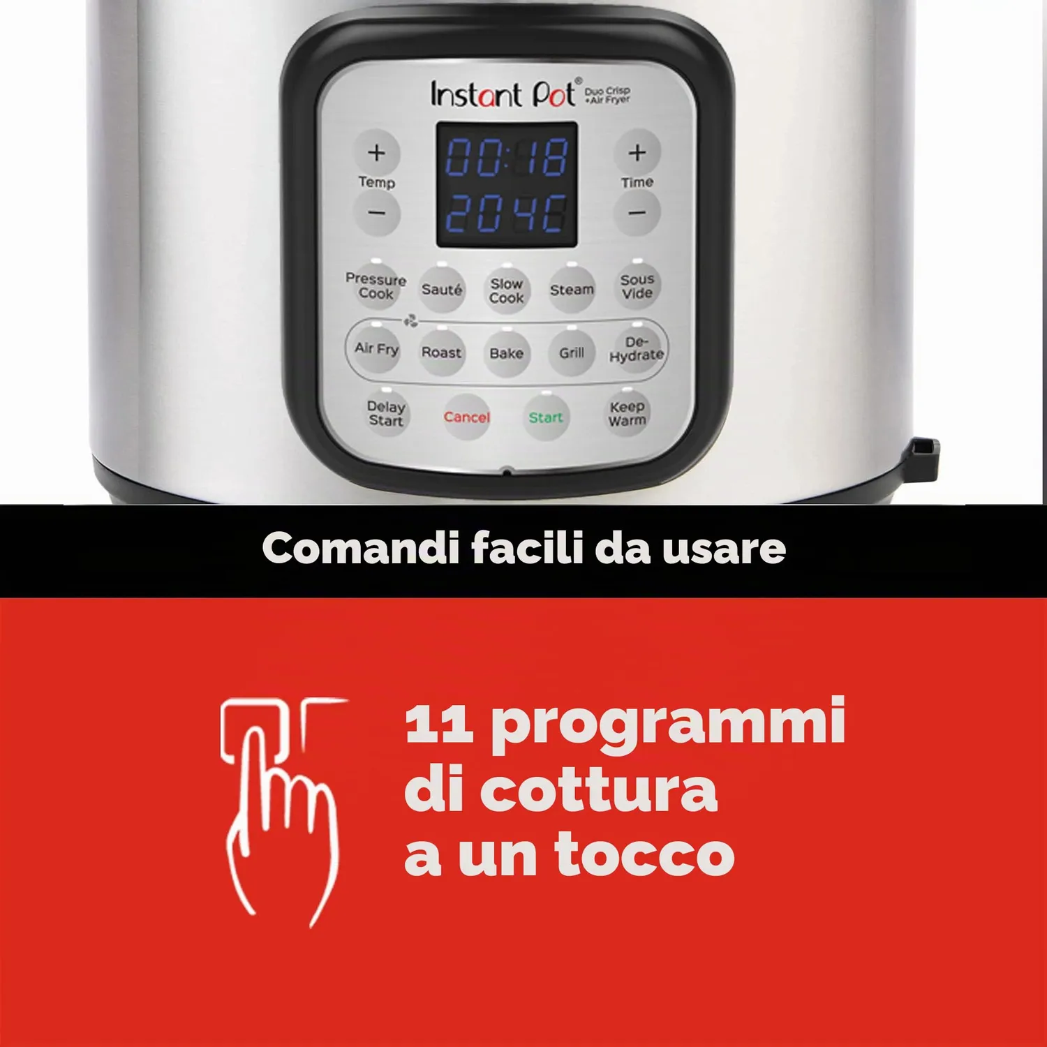 Instant Duo Crisp 8L multicooker friggitrice ad aria