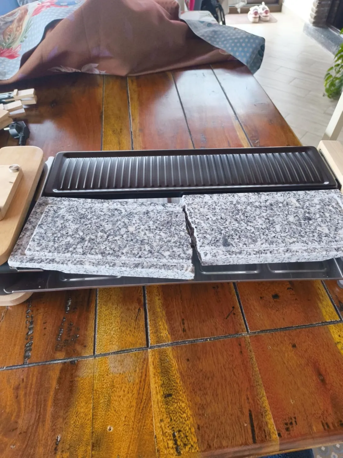 H.Koenig WOD8 raclette 8 persone pietra granito