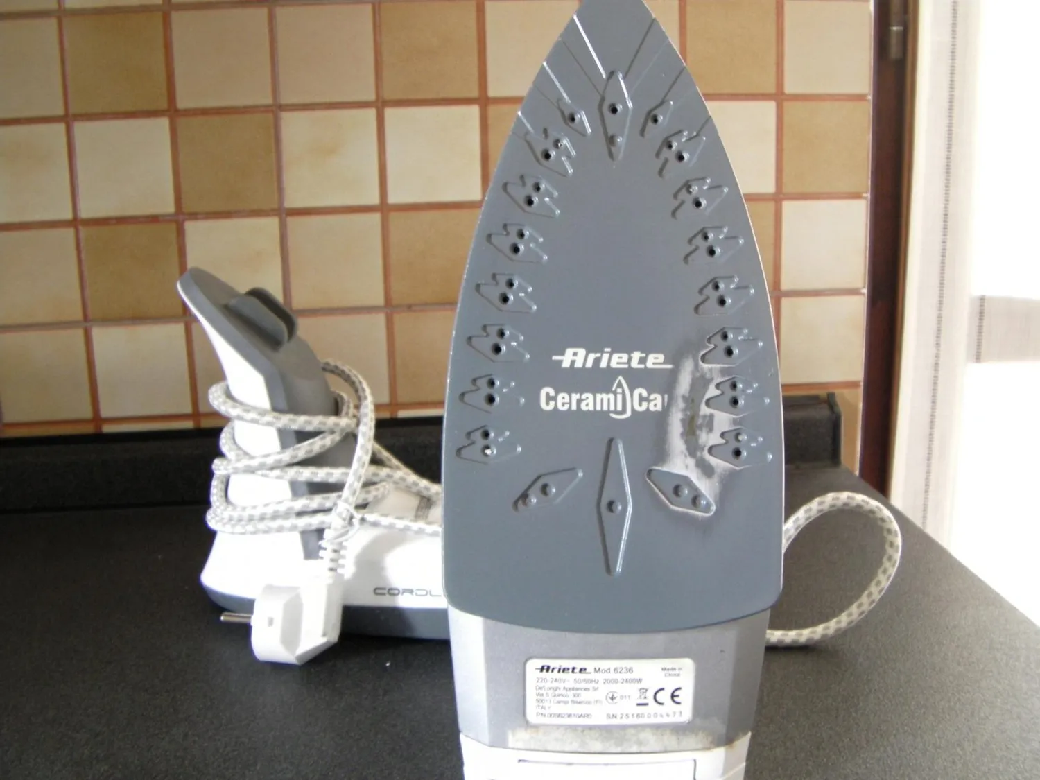 Ariete Freestyle 6236 ferro da stiro cordless ceramica
