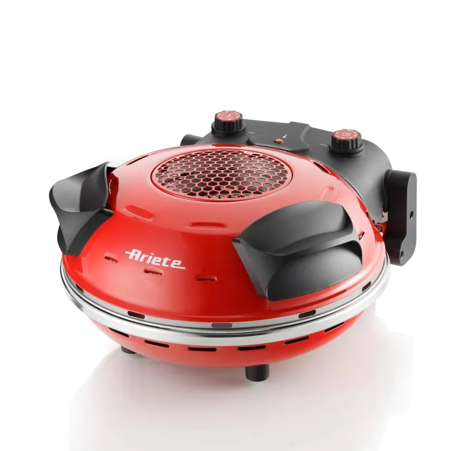 Ariete 928 forno pizza con oblo pietra 400 gradi rosso