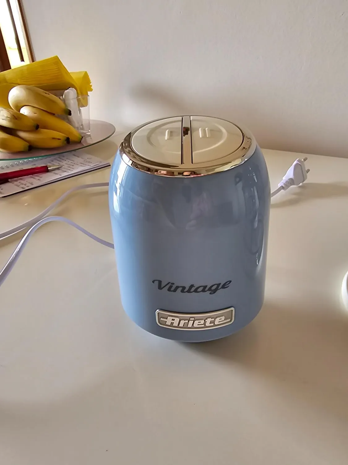 Ariete Vintage 438 Tritatutto Beige 600 ml 4 Lame Inox