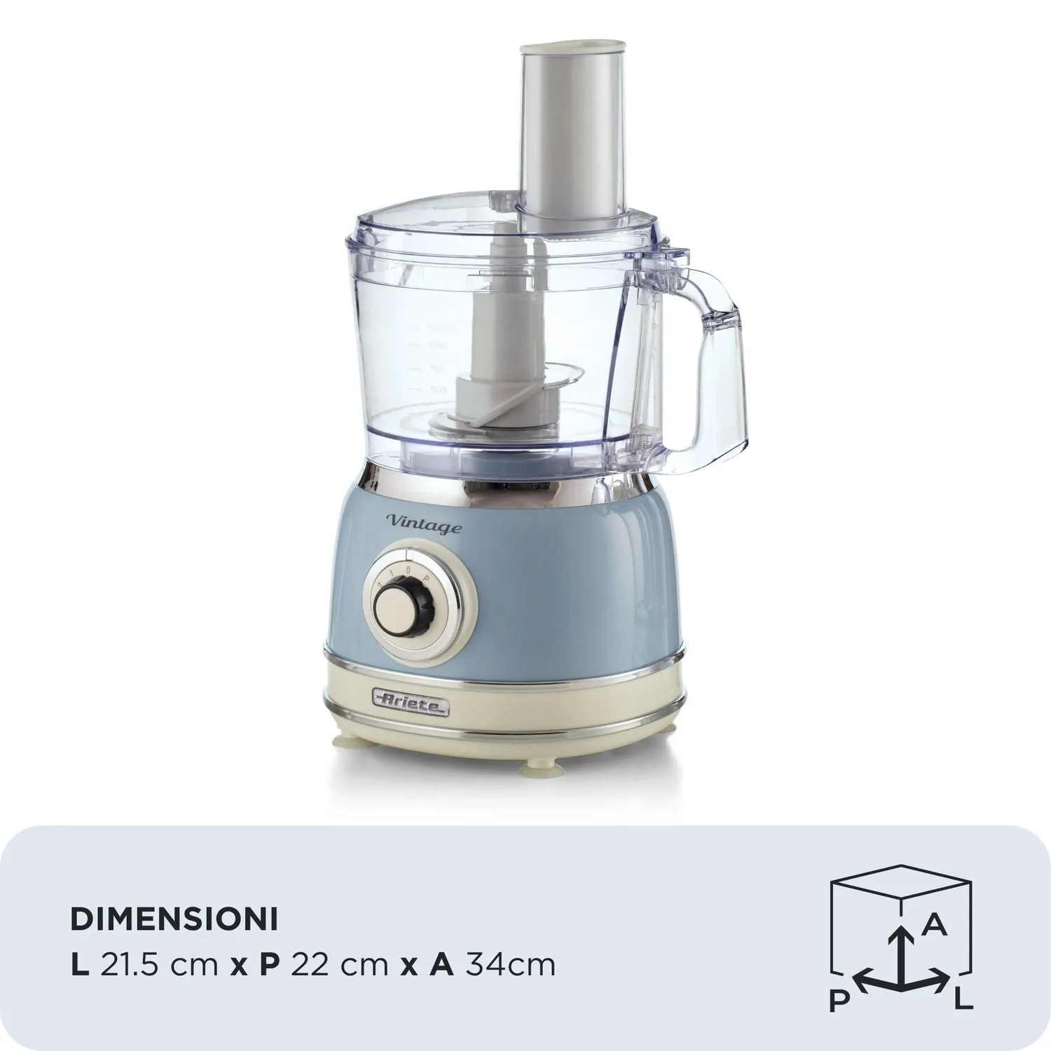 Ariete Vintage 1781 robot da cucina 1,2 L celeste
