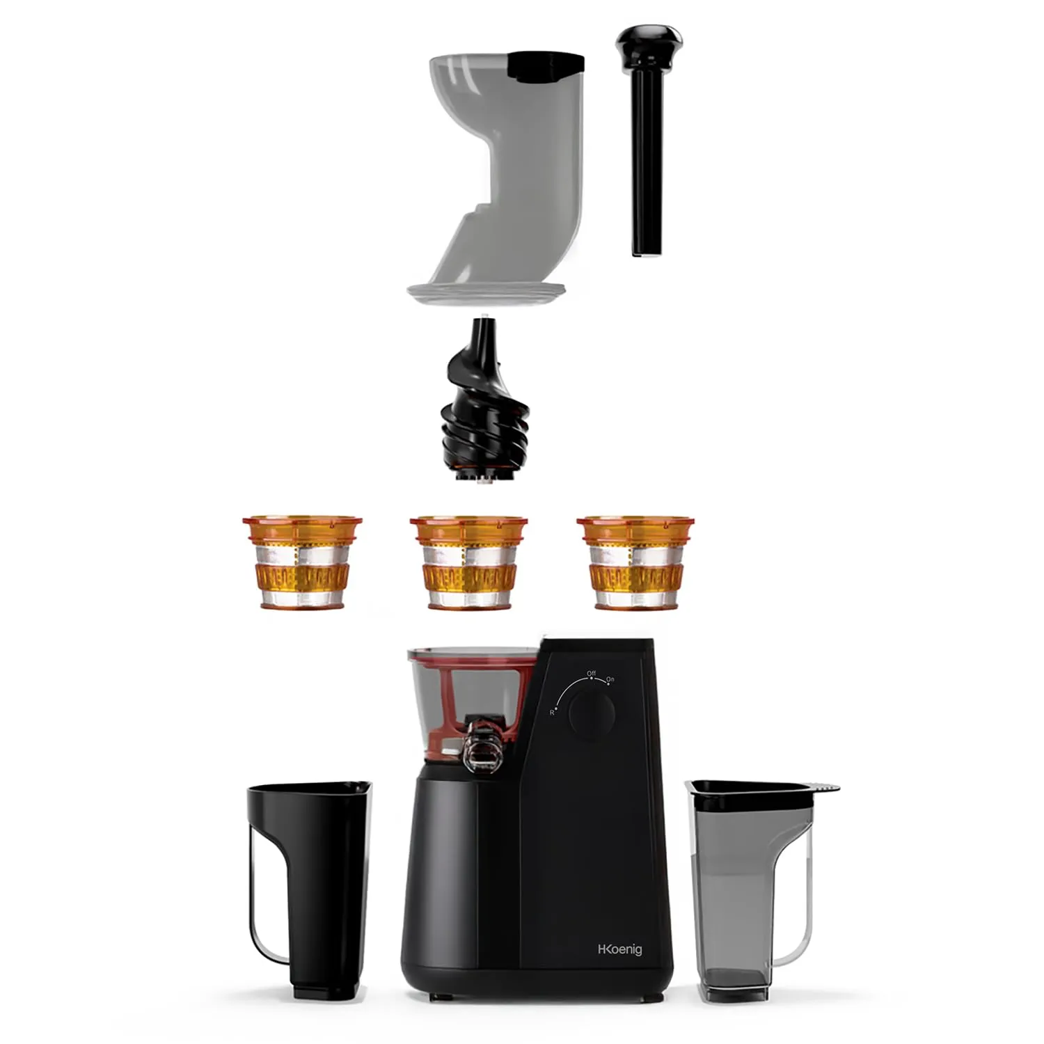 Koenig GSX24 estrattore succo verticale 400W 3 filtri