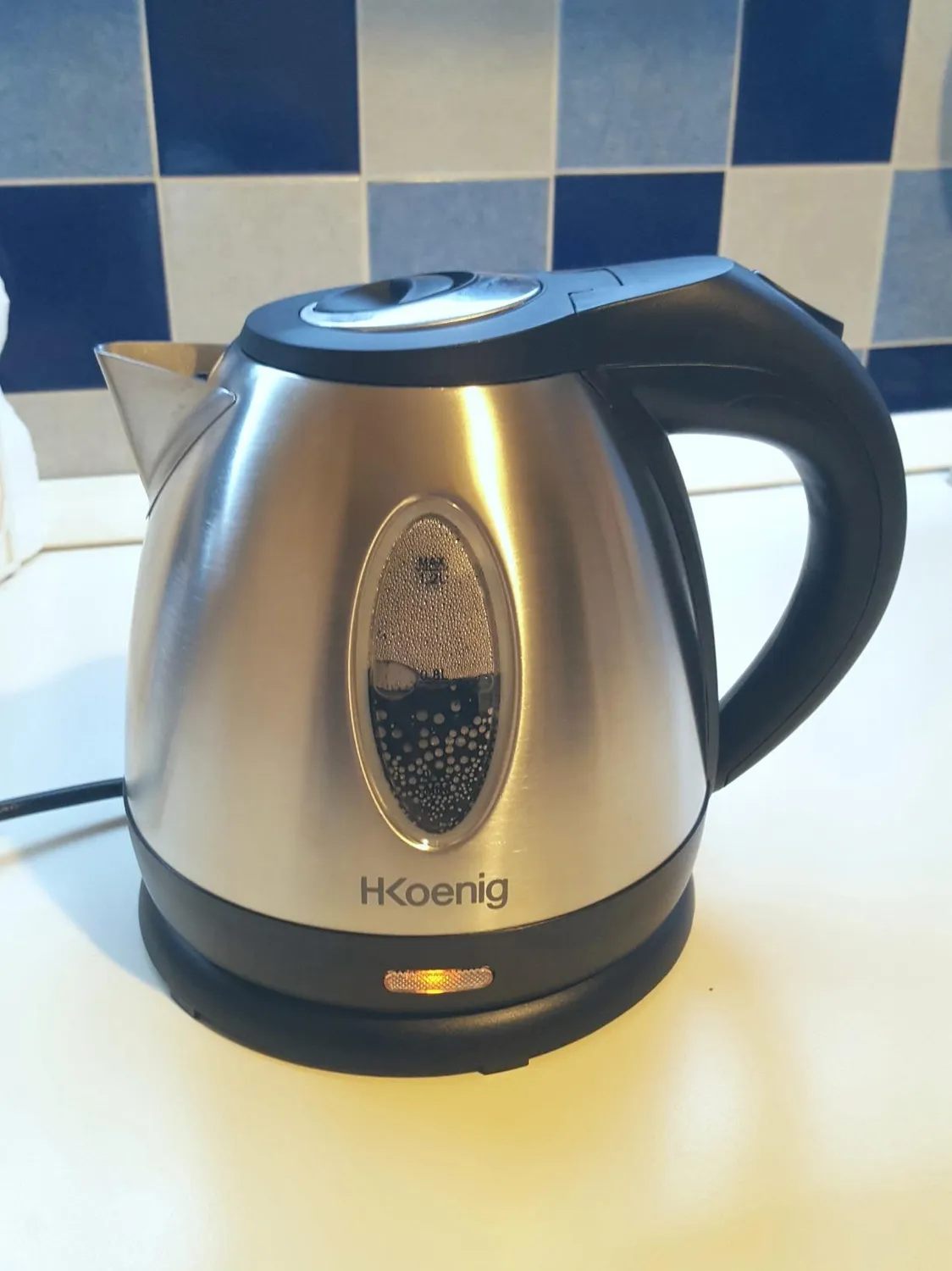 H.Koenig BO12 bollitore elettrico 1,2 L vetro 1630 W